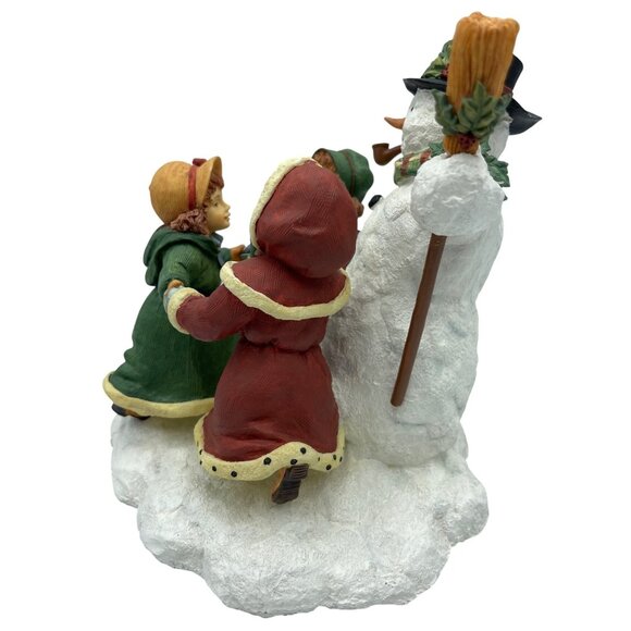 Merry Round Snowmen First Edition 1998 Susan Winget Collectible Figurine - Picture 10 of 16